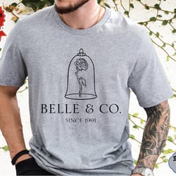 disney princess shirt, belle and co shirt