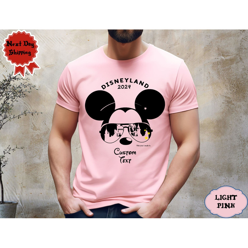 Disneyland Personalized Family T-shirt Group Family Holiday Vacation Disneyworld Custom Name Text Mickey Minnie Adult Kids Tees All Size.jpg