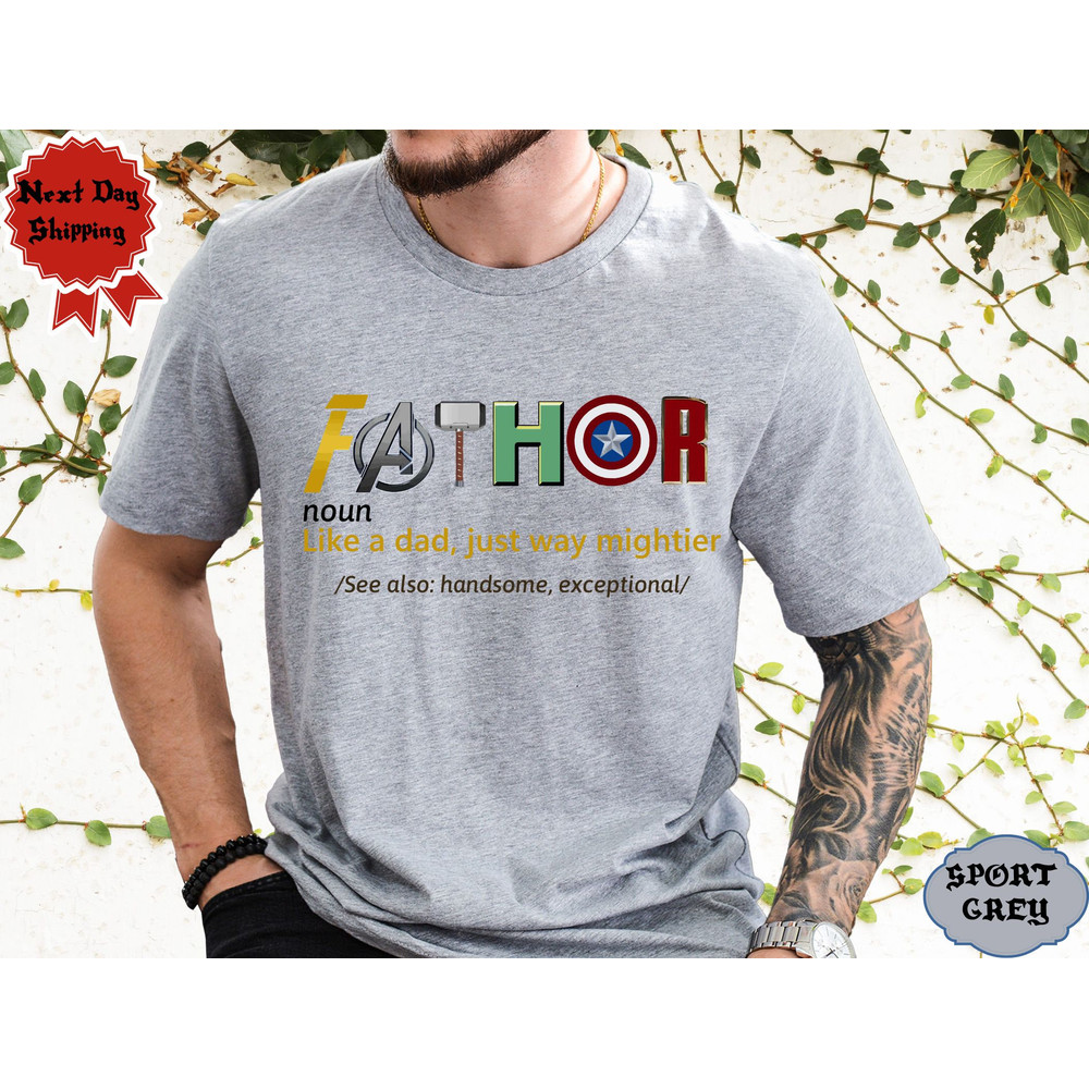 Fathor, Thor, Father's Day Gift, Avngers Men's Shirt, Fathor Definition Shirt, gift Dad Shirt, Superhero Dad Shirt.jpg