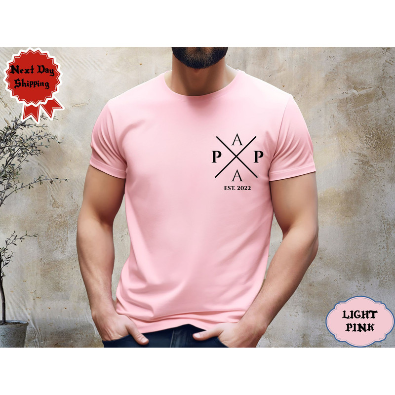 Personalized PAPA sweatshirt, Gift for best dad, Father's day gift, Dad sweater with children's names, Papa monogram, Papa gift, Minimalist.jpg