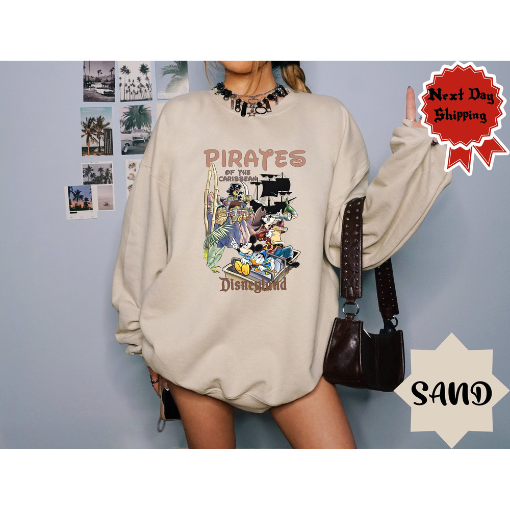 Retro Pirates Of The Caribbean Disneyworld Shirt, Mickey Pirates Shirt, Disneyworld Trip 2024 Shirt, Mickey Caribbean Shirt, Disney Pirate.jpg