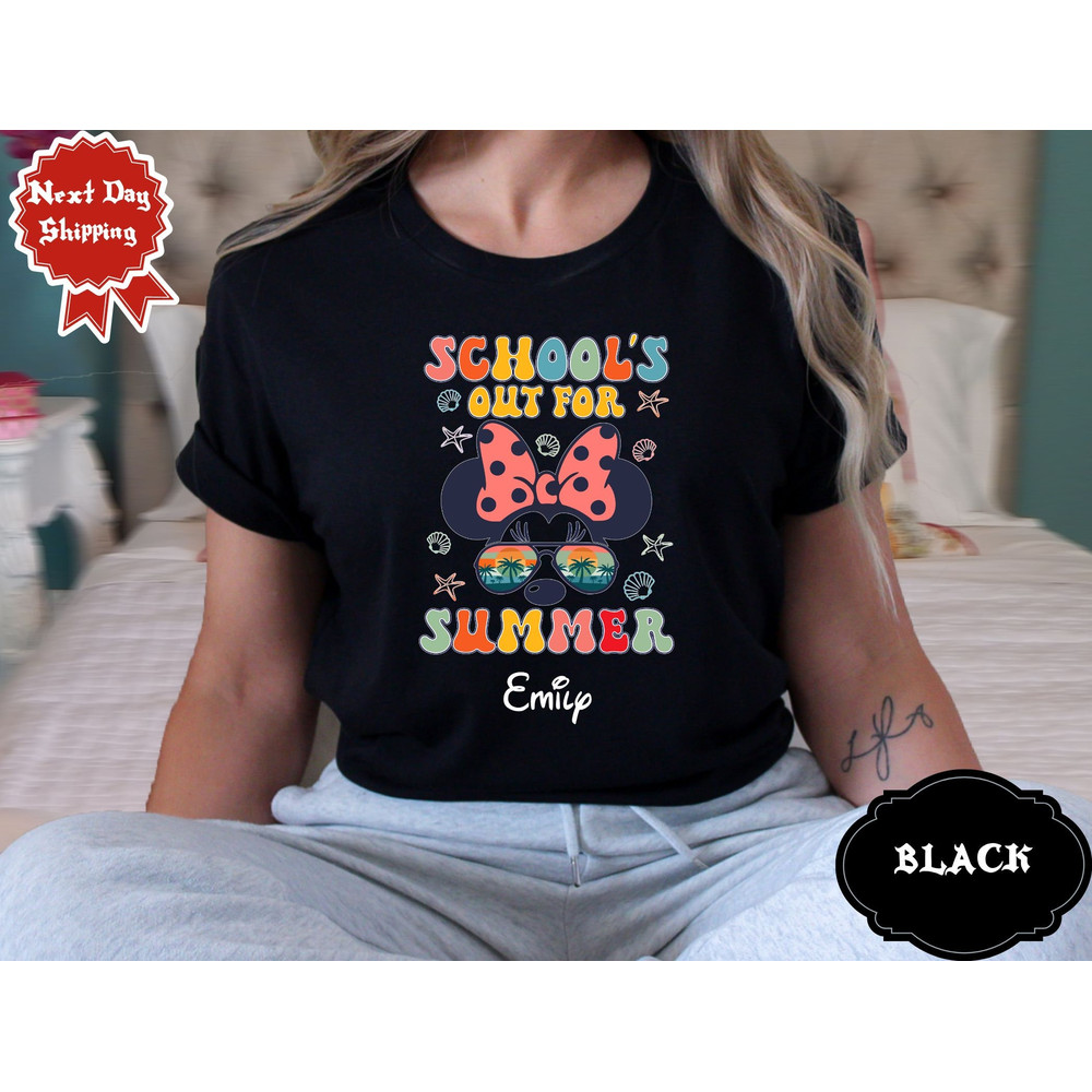 Schools Out For Summer Minnie Shirt, Happy Last Day Of School Shirt, Summer Holiday Shirt, End Of the School Year Shirt.jpg
