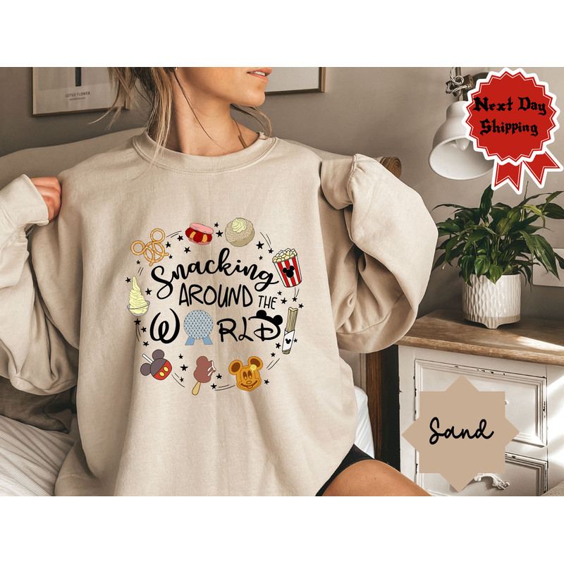 Snacking Around the World Sweatshirt, Disney Snacks hoodie, Magic Kingdom Snacking hoodie, Disney Snacking hoodie, Epcot toddler sweatshirt.jpg