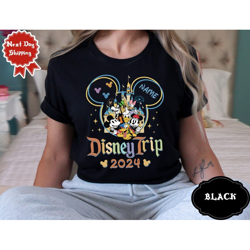 Disney 2024 Shirts, Disneyworld Shirts, Disney Vacation T-shirt, Disney Couple Shirt, Disney Clothes, Disney Family Sweat, Disney Trip 20241.jpg