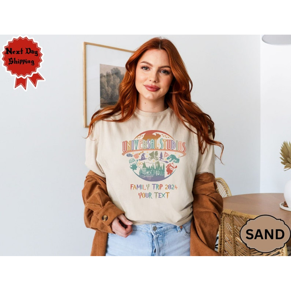 Custom 2024 Universal Studios Family Trip Sweatshirt, Universal Studios Trip Hoodie, Family Vacation Sweater, Wizard House Sweat1.jpg