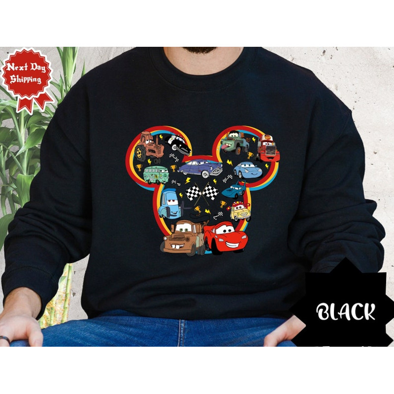 Mickey Head Disney Cars Shirt, Lightening McQueen Shirt, Kids Disney Shirt, Cars McQueen and Friends Shirt Tow Mater Shirt1.jpg