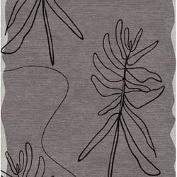 grey and black rectangle handmade carpet nz wool area rug for living room,play room, kitchen,drawing room