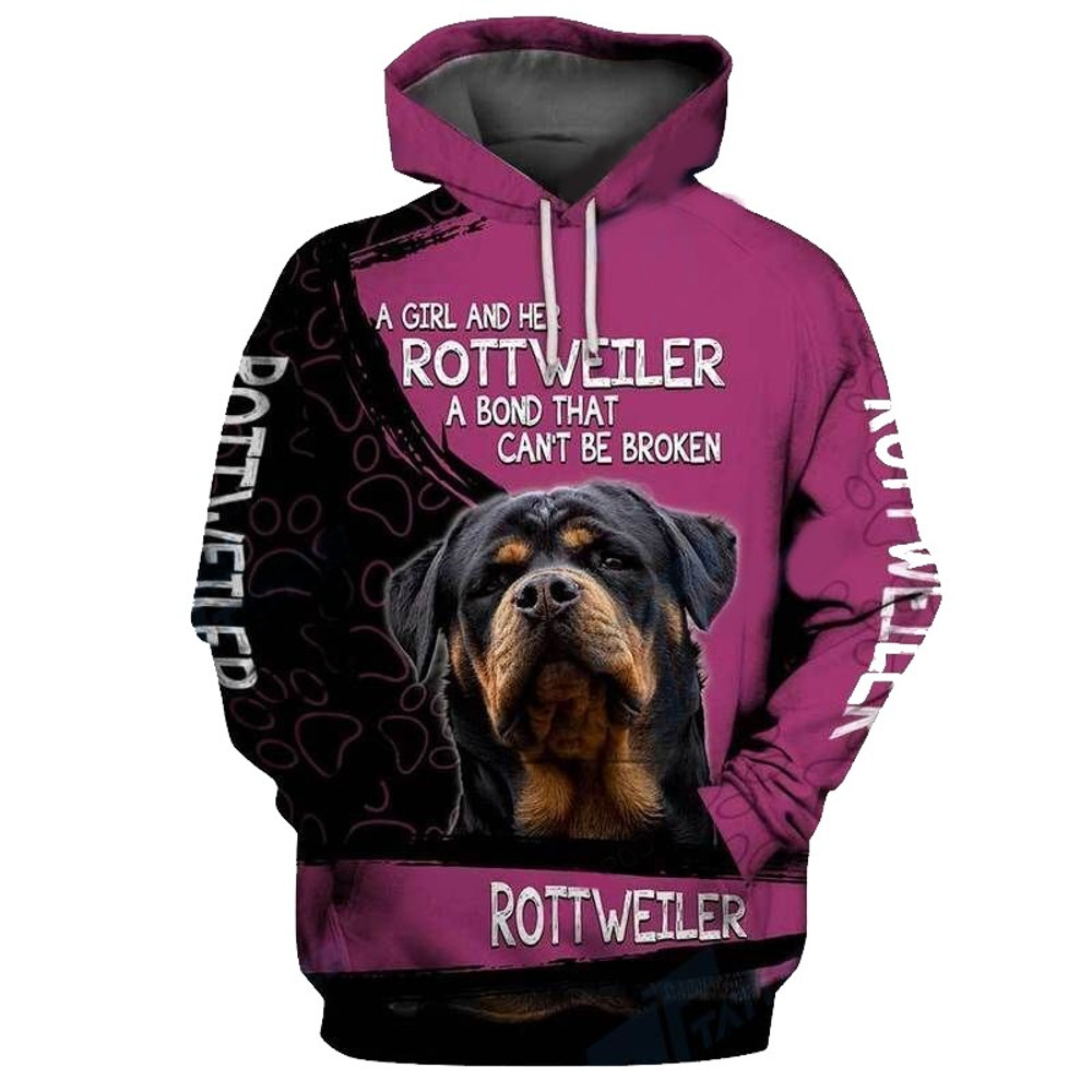 A Girl And Her Rotteweiler A Bond That Cant Be Broken 3d All Over Print Hoodie.jpeg