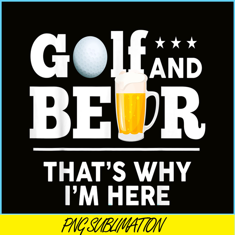 BEER28102335-Golf And Beer PNG Funny Beer Lovers PNG Beer Time PNG.png