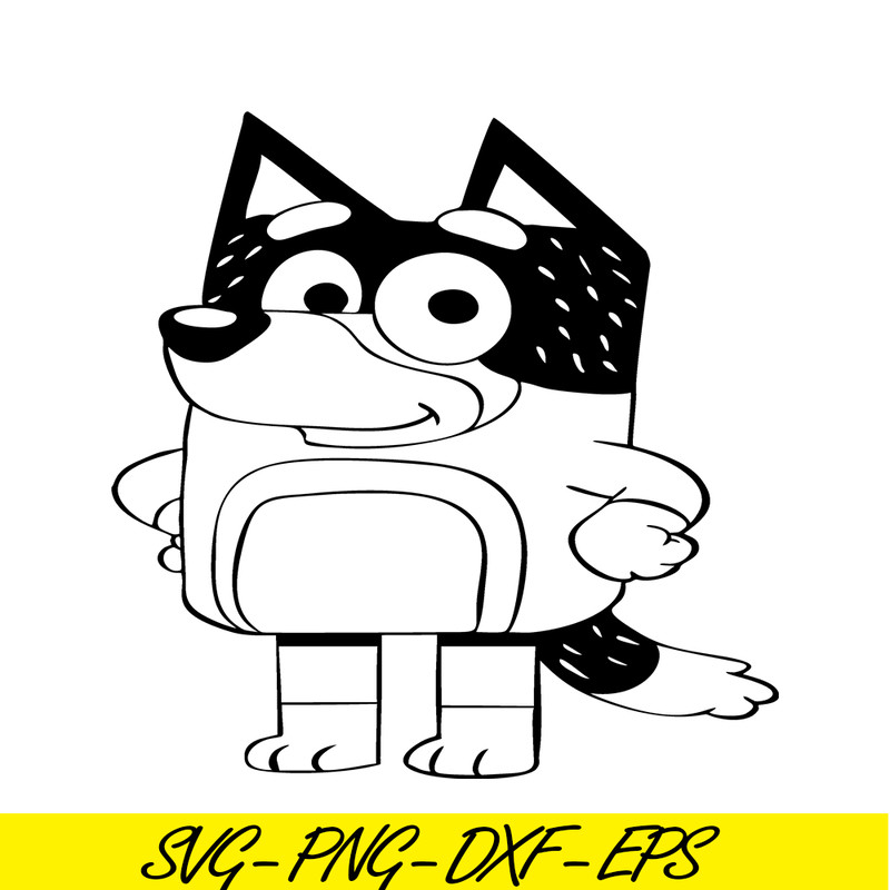 BL22112322-Bluey Black And White SVG PNG DXF EPS Bluey SVG Bluey Movie SVG.png