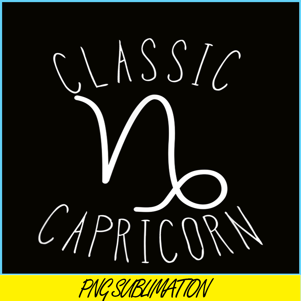 c-Classic Capricorn PNG Astrology Sign PNG Capricorn Birthday Gift PNG.png