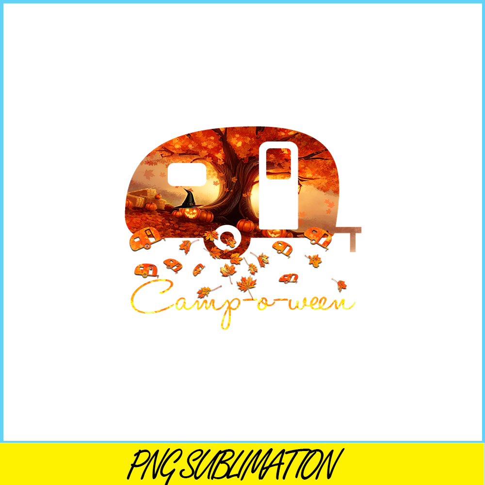 CAMP07112347-Camp o ween png camping autumn png Halloween And Camping PNG.png