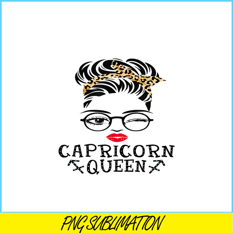 CPB28102332-Capricorn Queen PNG Woman Face Wink Eyes PNG Lady Face PNG.png