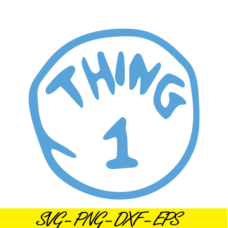 DS104122358-Thing 1 Text SVG, Dr Seuss SVG, Cat in the Hat SVG DS104122358.png