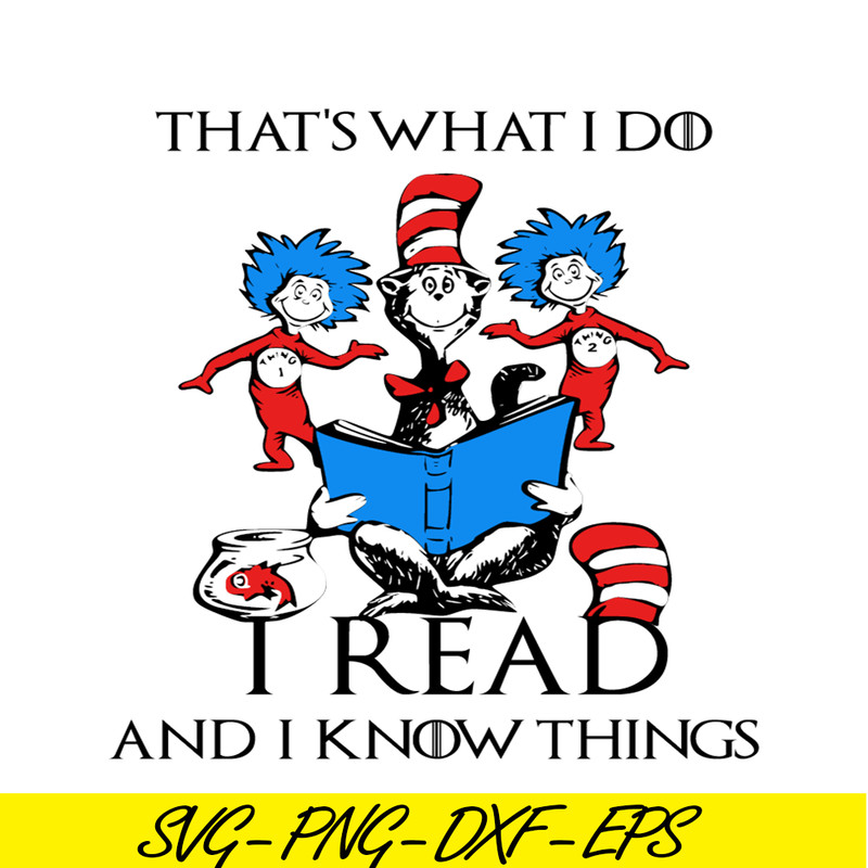 DS105122342-Cat in the hat reading rab SVG, Dr Seuss SVG, Cat In The Hat SVG DS105122342.png