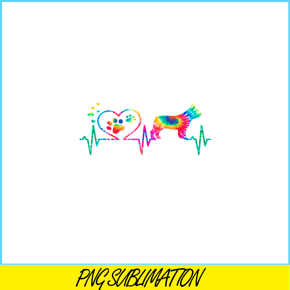 HL161023123-Frenchie Bulldog Heartbeat Tie Dye PNG, Frenchie Dog Lover PNG, French Dog Artwork PNG.png