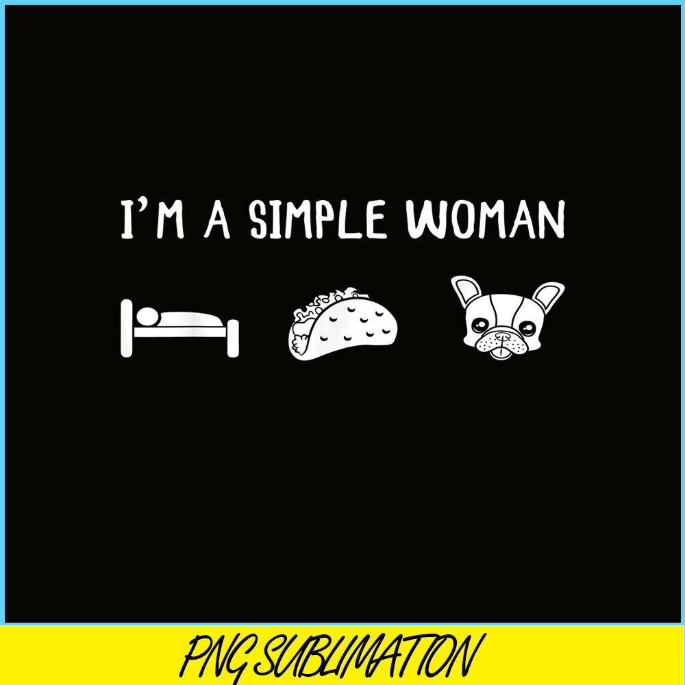 HL161023179- Simple Woman PNG, Frenchie Bulldog PNG, French Dog Artwork PNG1.png