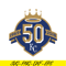 MLB01122394-KC Royals Black 50 Years Logo SVG, Major League Baseball SVG, MLB Lovers SVG MLB01122394.png