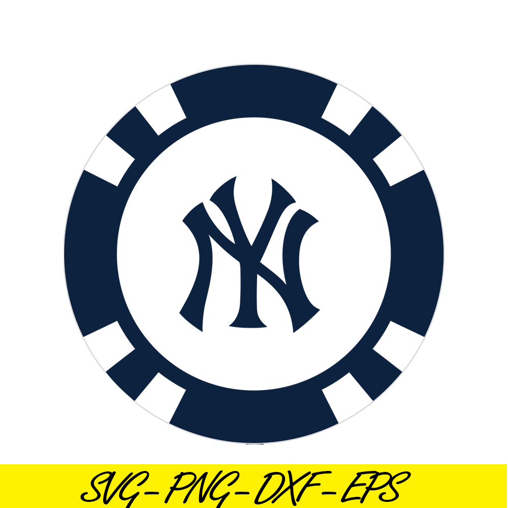 MLB204122335-NY Yankees Blue Logo SVG, Major League Baseball SVG, Baseball SVG MLB204122335.png