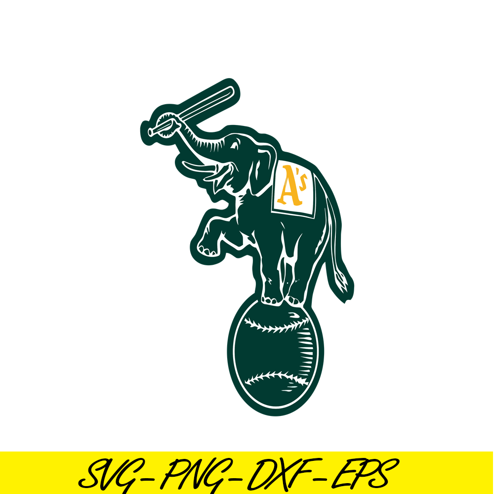 MLB204122344-Oakland Athletics The Symbol SVG, Major League Baseball SVG, Baseball SVG MLB204122344.png