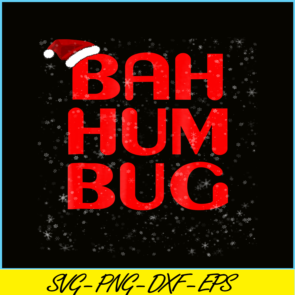 PNG141023138-Christmas Bah Humbug Shirt-Xmas Humbug Santa Hat Tee Png.png