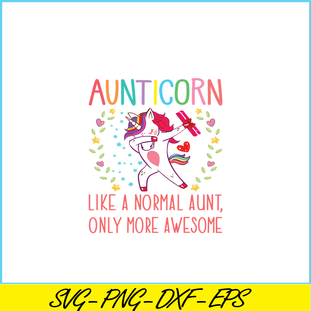 PNG14102343-Aunticorn Cute Unicorn for an Awesome Aunt Fitted T-Shirt Png.png