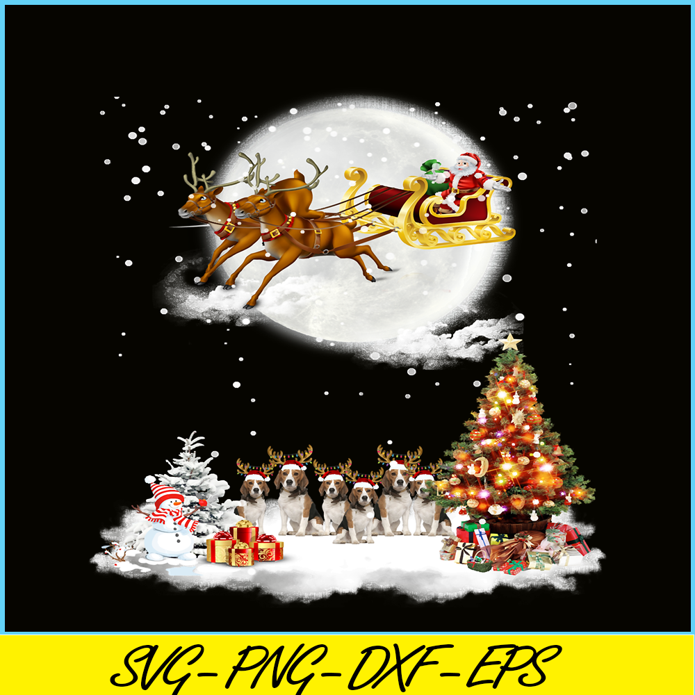 PNG14102390-Beagle Christmas Santa Reindeer Xmas Gift For Beagle Dog Men Sweatshirt Png.png