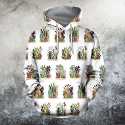Landscape Cactus Shirts Hoodie 3D All Over Printed