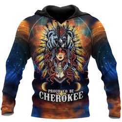 All Over Print Native American Indian Tribe 3D Hoodie