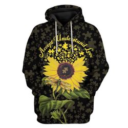Sunflower Accept Understand Llove Costom Cosplay Hoodie