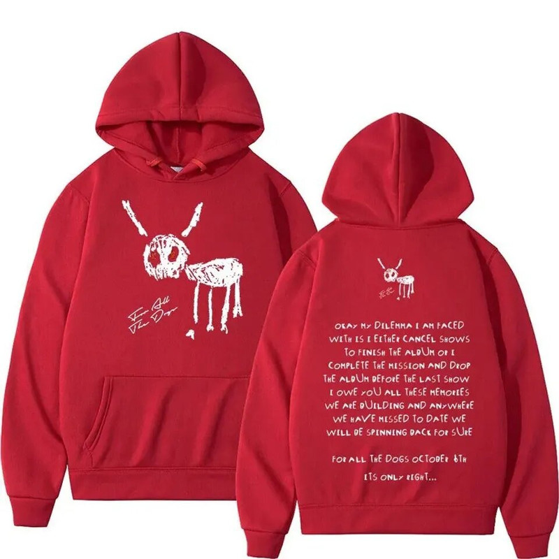 Rapper Drake for All The Dogs Letter Hoodie Mens Hip Hop Vintage Pullover.jpg