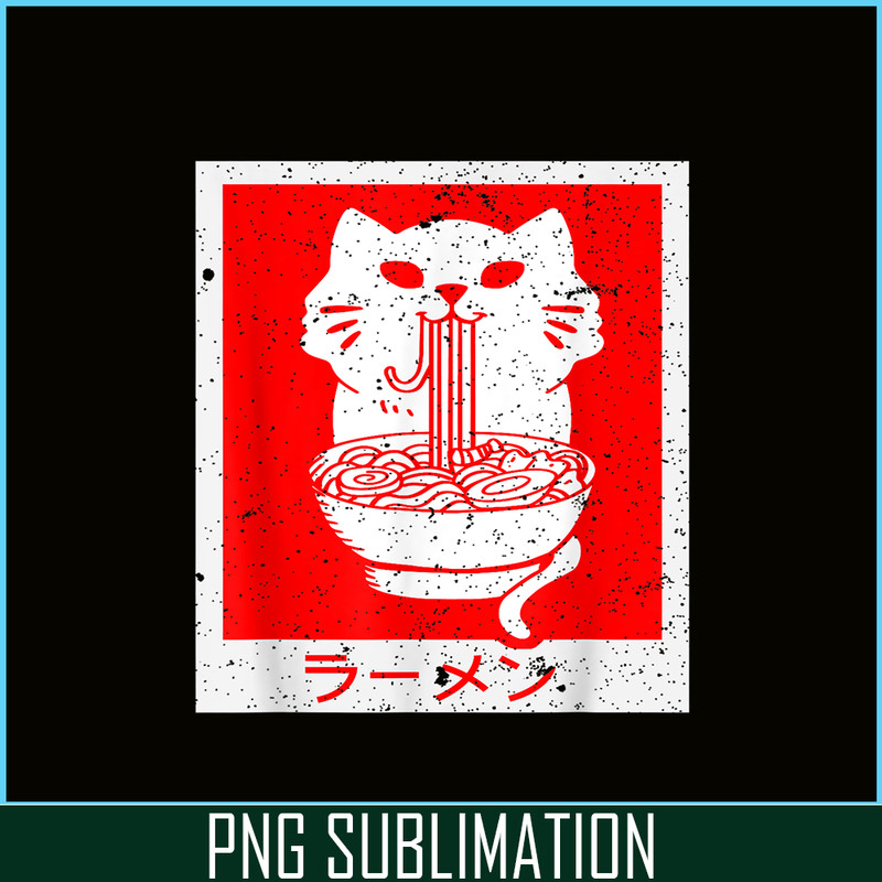 ANI31102303-Cat And Ramen PNG, Anime Manga PNG, Japanese Food PNG.png
