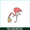 BEER28102322-Flamingo Drinking Beer PNG Funny Pink Flamingo PNG Beer Lover PNG.png