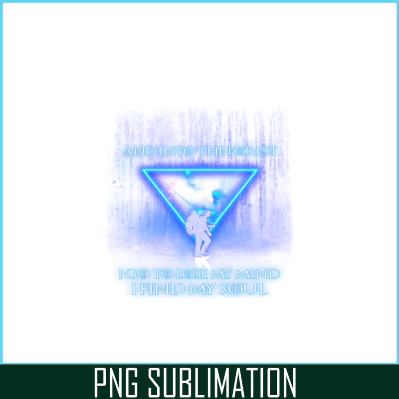 CAMP07112306-AND INTO THE FOREST PNG Neon Triangle PNG Camping Lover PNg.png