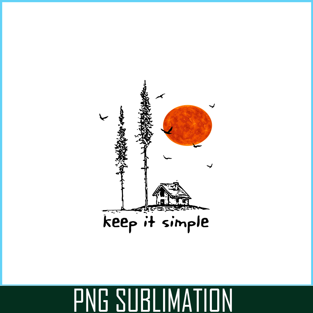 CAMP07112356-KEEP IT SIMPLE PNG Horror Camping Night PNG Red Moon PNG.png
