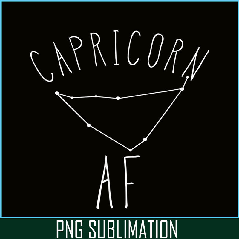 CPB28102307-Capricorn AF PNG Constellation Zodiac PNG Capricorn Birthday Gift PNG.png