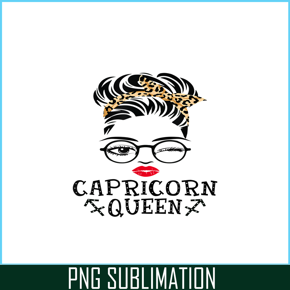 CPB28102332-Capricorn Queen PNG Woman Face Wink Eyes PNG Lady Face PNG.png