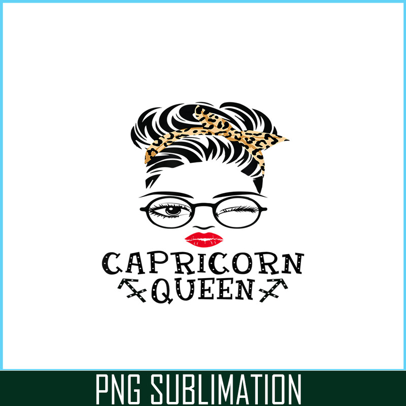 CPB28102332-Capricorn Queen PNG Woman Face Wink Eyes PNG Lady Face PNG.png