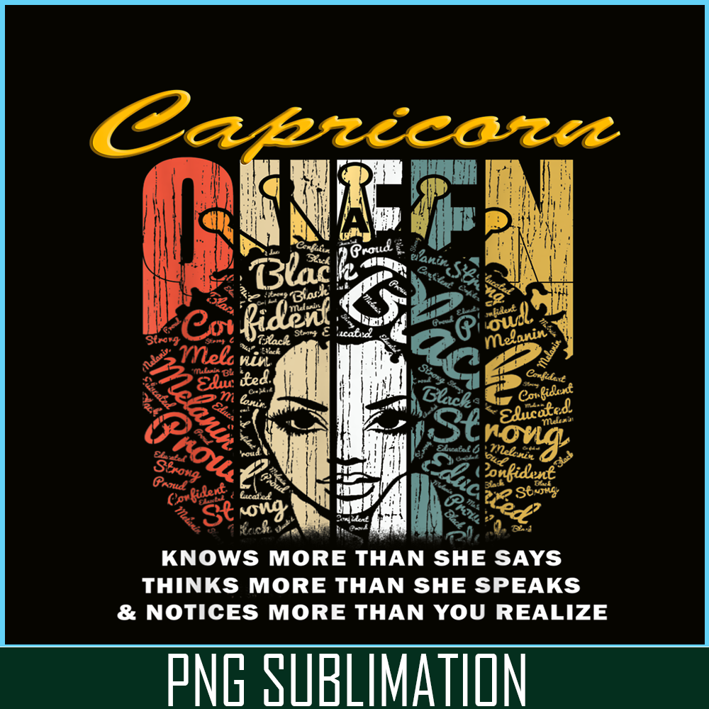 CPB28102339-Capricorn Quotes PNG Black Capricorn Queen PNG Zodiac Sign PNG.png