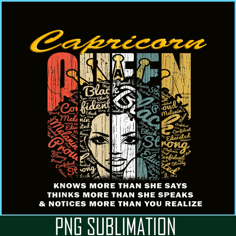 CPB28102339-Capricorn Quotes PNG Black Capricorn Queen PNG Zodiac Sign PNG.png