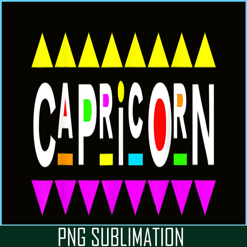 CPB28102348-Capricorn Zodiac Design 90s Style PNG Zodiac Sign PNG Capricorn PNG.png