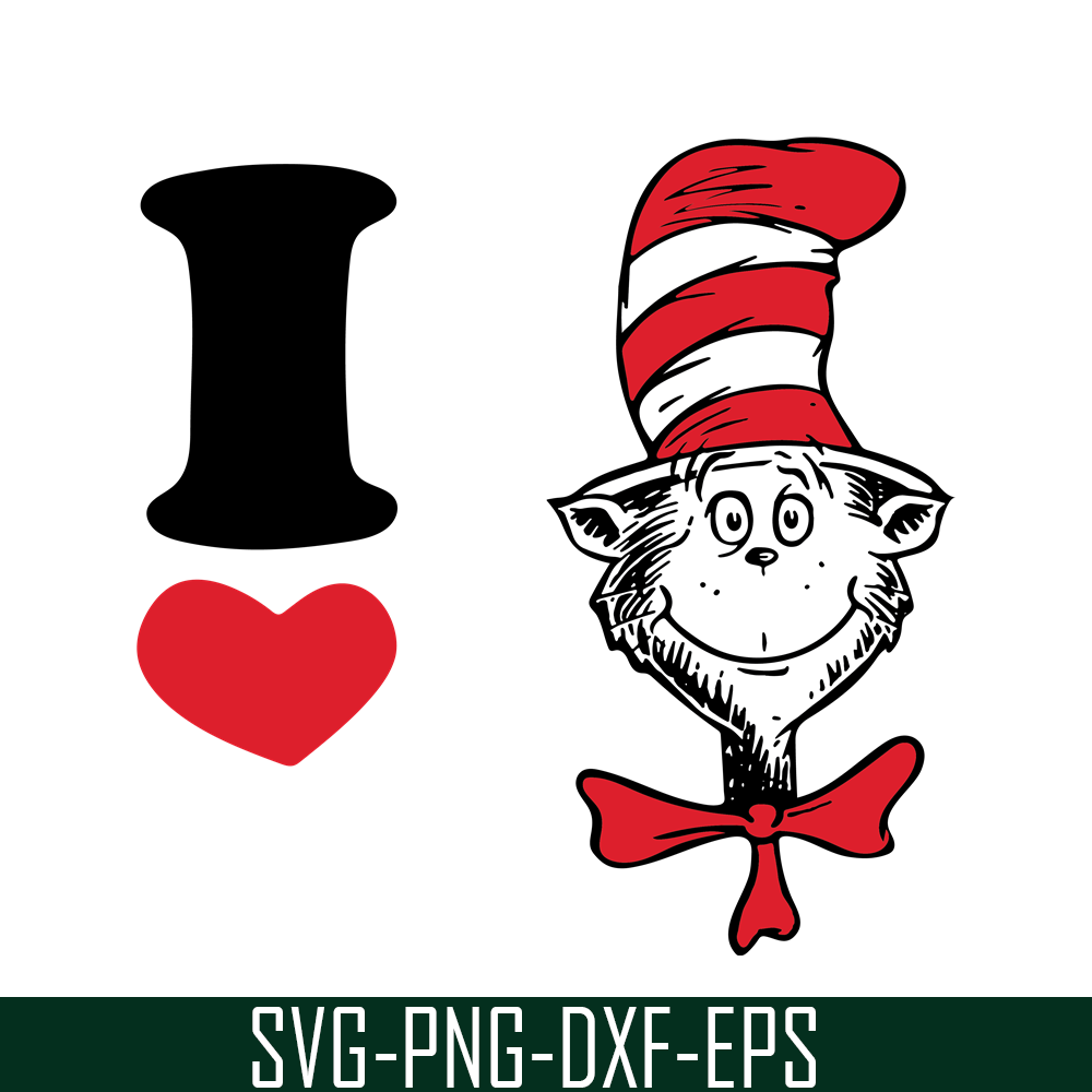 DS104122369-I Love The Hat Cat SVG, Dr Seuss SVG, Cat in the Hat SVG DS104122369.png