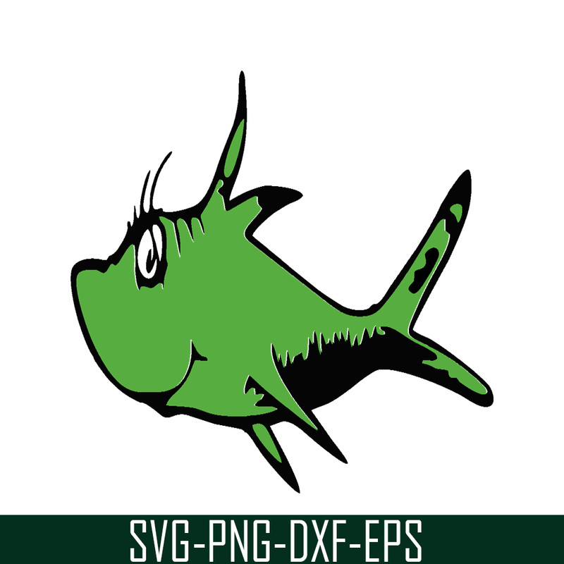 DS205122302-The Green Fish SVG, Dr Seuss SVG, Cat in the Hat SVG DS205122302.png