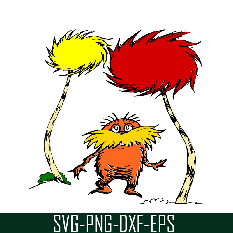 DS205122317-Lorax And His Trees SVG, Dr Seuss SVG, Dr. Seuss' the Lorax SVG DS205122317.png