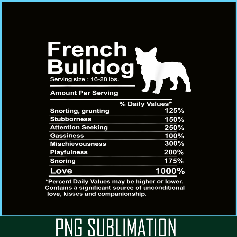 HL161023149-Funny French Bulldog Facts Nutrition PNG, French Bulldog PNG, French Dog Artwork PNG.png