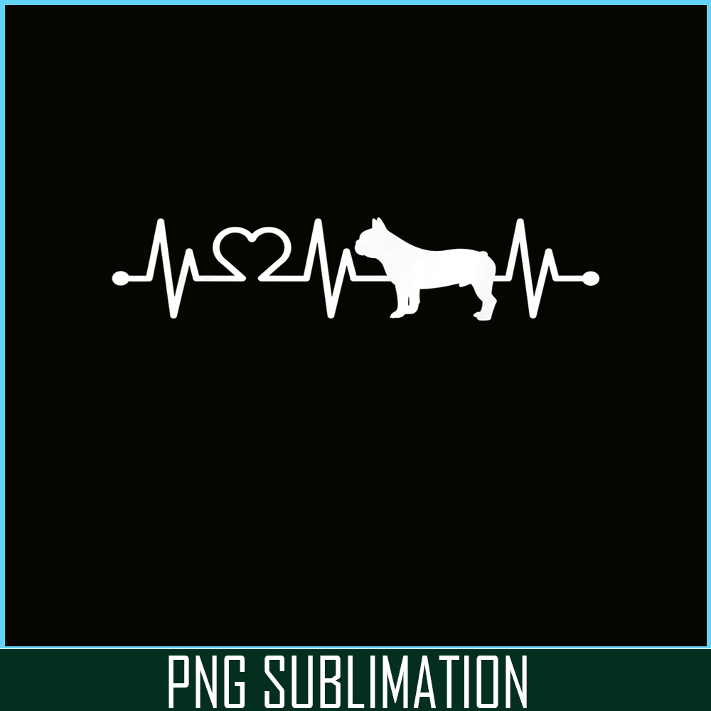 HL161023159-Heartbeat French Bulldog PNG, Frenchie Bulldog PNG, French Dog Artwork PNG.png