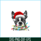 PNG141023106-Boston Terrier Santa Christmas Tree Lights Xmas Gifts Boys T-Shirt Png.png
