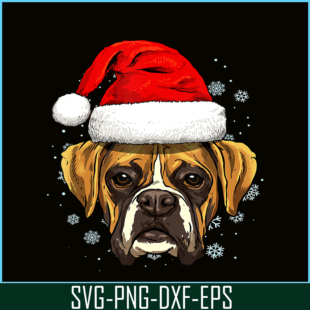 PNG141023108-Boxer Santa Hat Christmas Boys Girls Xmas Gift T-Shirt Png.png