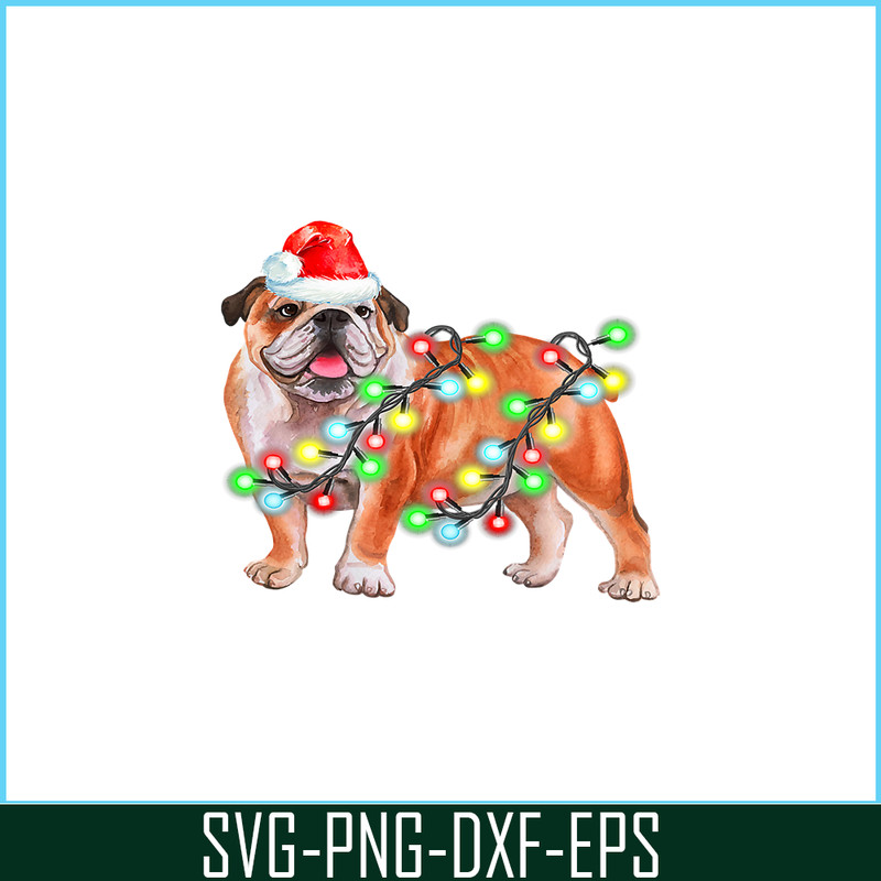 PNG141023114-Bulldog Christmas Sweater Shirt Pajama Light Santa Gift Xmas T-Shirt Png.png