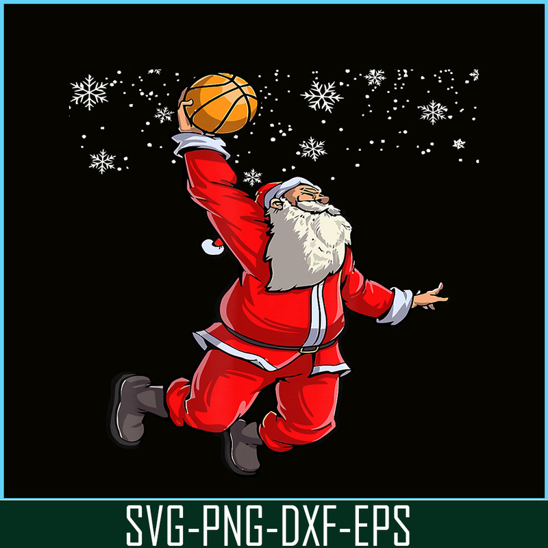 PNG141023141-Christmas Basketball Pajamas Xmas Flying Dunking Santa T-Shirt Png.png